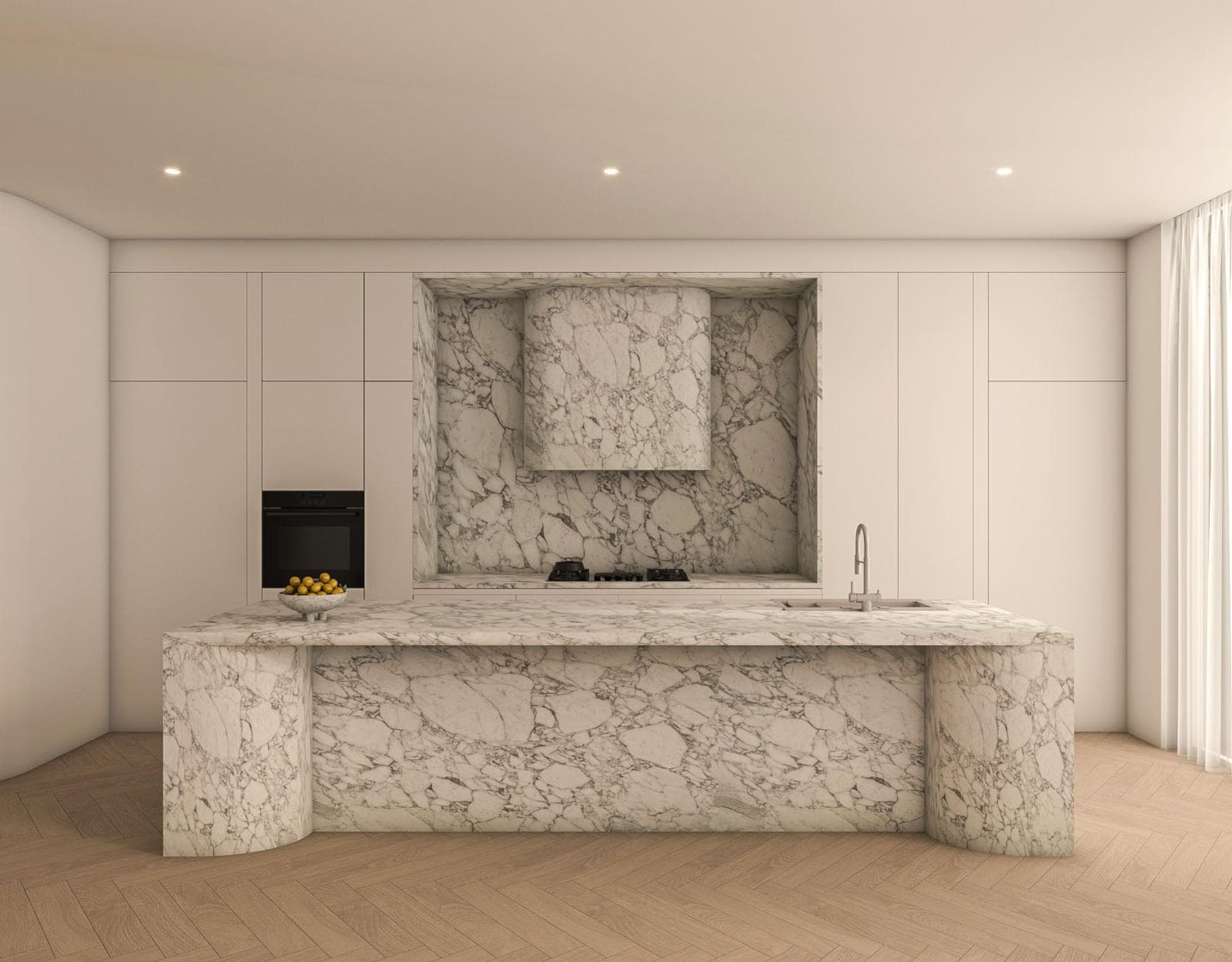 Vaucluse project interior in a second stone inspiration